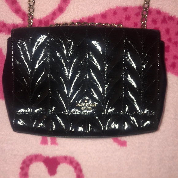 Kate Spade Black and Chain Shoulder Bag - Picture 3 of 5